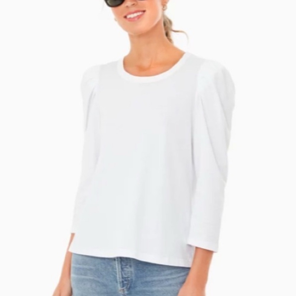 Tuckernuck Pomander Place Vesty White Top Women's Size Large